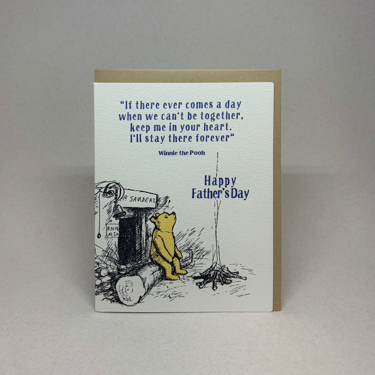 Happy Father's Day - Pooh Card