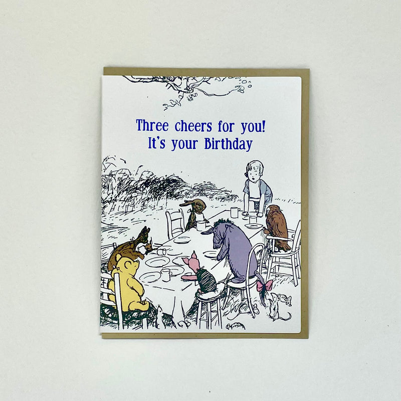 Three Cheers - Pooh Card