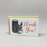 Vintage Camera Thank You Mini