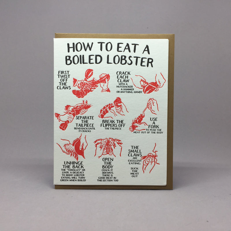 How to Eat Lobster