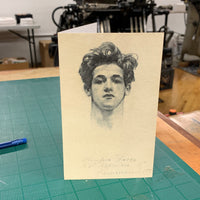 John Singer Sargent - Olimpio Fusco - Charcoal on Laid Paper