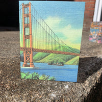 Golden Gate - Vintage Pocket Notebook