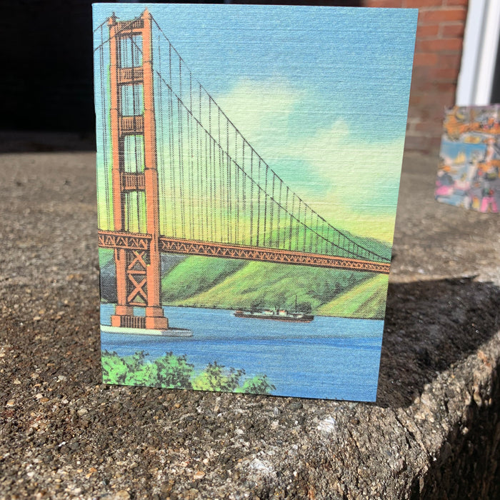 Golden Gate - Vintage Pocket Notebook