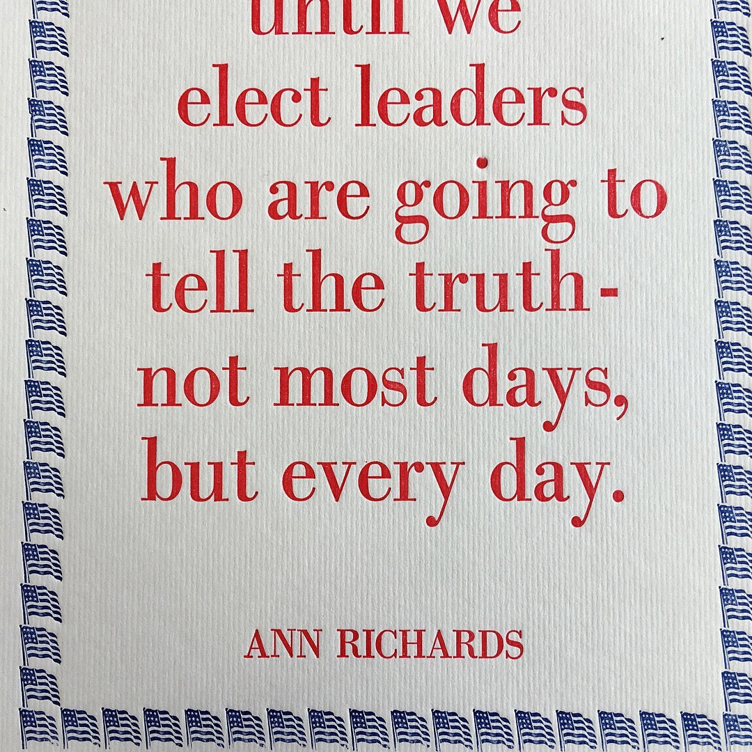 Elect Truthful Leaders Broadside
