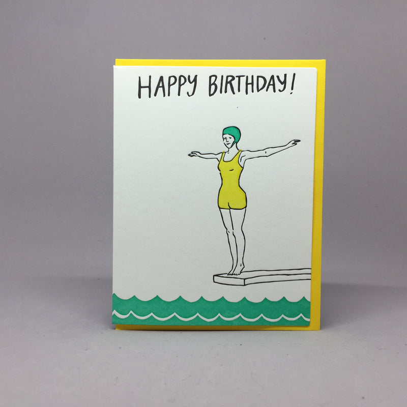 Happy Birthday - Swimmer - discontinued