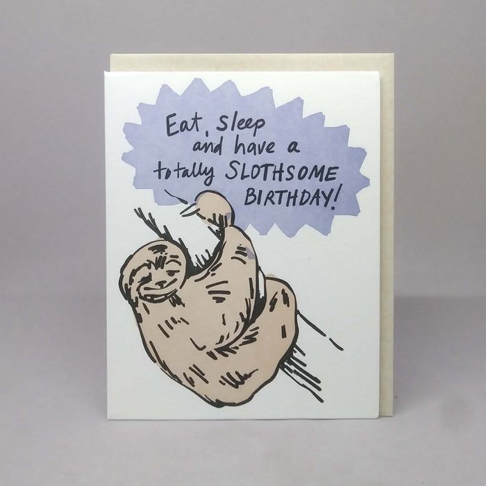 Slothsome Birthday