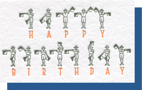 Semaphore Birthday Mini